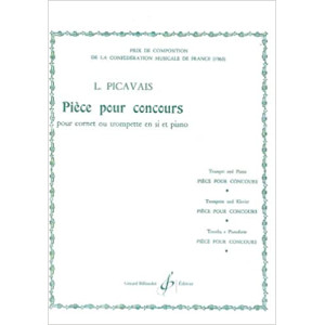 Piece pour Concours Trumpet and Piano PICAVAIS